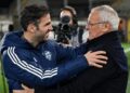 Cesc Fabregas e Claudio Ranieri (foto Roberto Colombo)