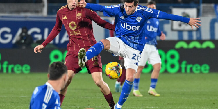 Sergi Roberto in azione nel match contro la Roma (foto Roberto Colombo)