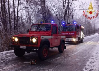 ghiaccio vigili del fuoco