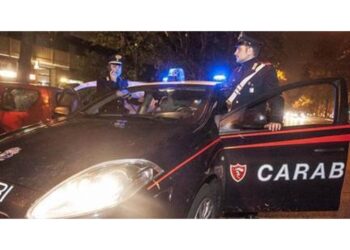 Bloccato dall'intervento dei carabinieri