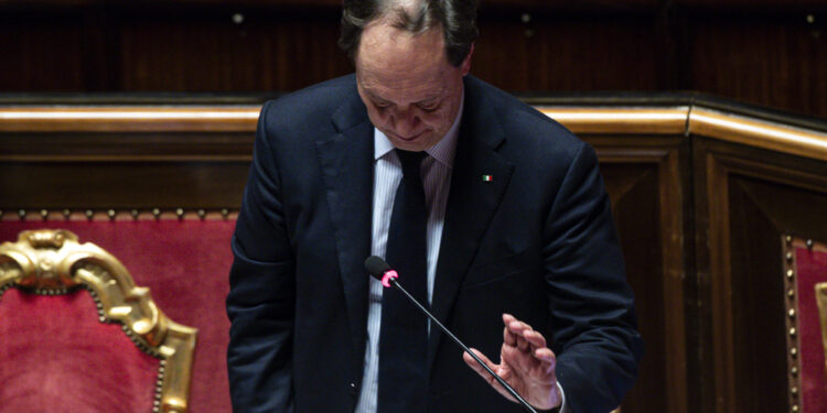 Il ministro al question time