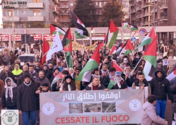 E' la 66/ma manifestazione dall'inizio del conflitto