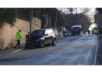 Accertamenti della polizia locale sulla dinamica dell'incidente