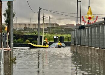 Temporale nel Catanese