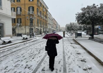 Dalla notte scorsa in regione nevica anche a quote collinari