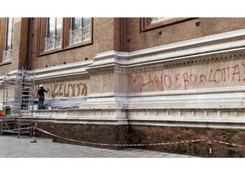 Dalle scritte tracciate durante la manifestazione di sabato