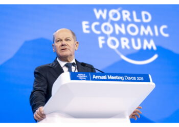 Il cancelliere a Davos