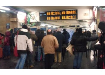 Circolazione treni sospesa