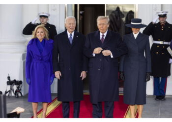 Durante il discorso di insediamento a Capitol Hill