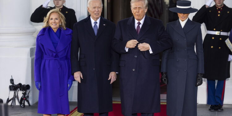 Durante il discorso di insediamento a Capitol Hill