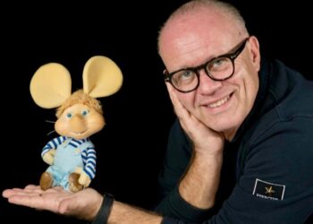 Leo Valli con Topo Gigio