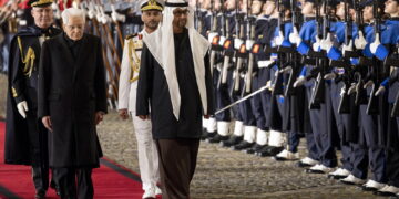 Il Presidente degli Emirati Arabi Uniti al Quirinale