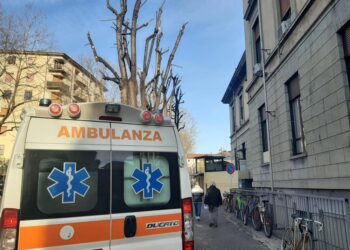 In una stazione di servizio vicino a Ivrea