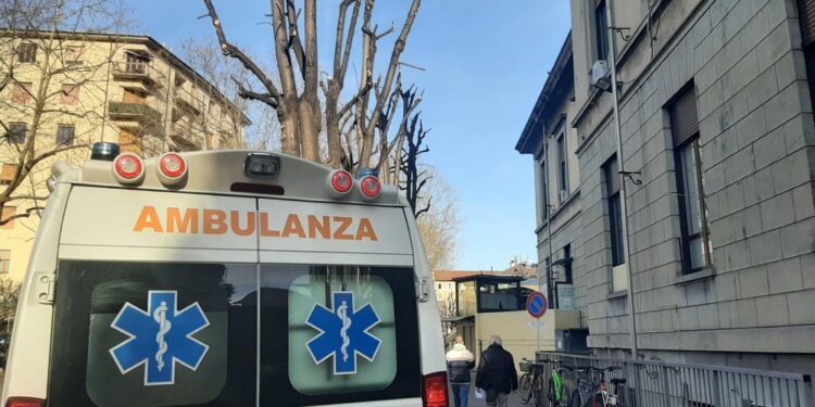 In una stazione di servizio vicino a Ivrea