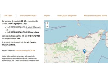 Quattro eventi superiori a magnitudo due registrati dall'Ingv