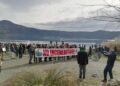 Ieri manifestazione con centinaia di persone