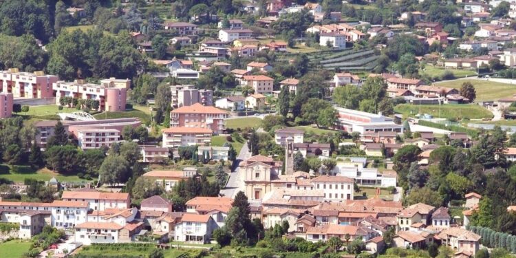 Una panoramica di Novazzano