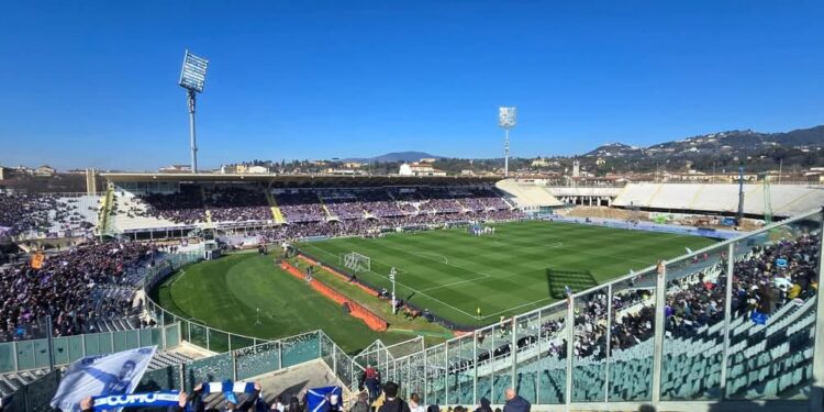 Lo stadio Artemio Franchi di Firenze