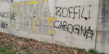 scritte contro Zoffili