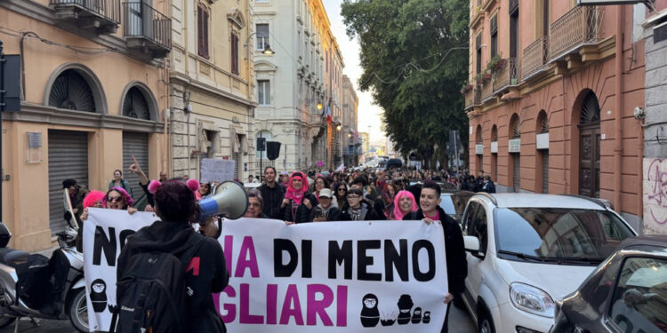 Manifestazione organizzata da Non una di meno