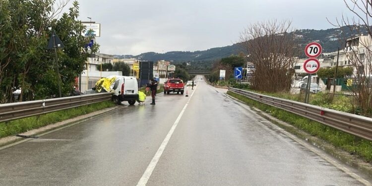 L'incidente all'alba a Fasano