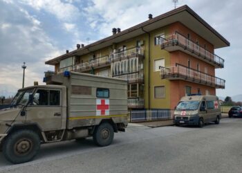 Croce Rossa militare e carabinieri con i guastatori di Fossano