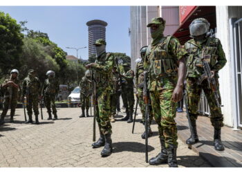 In un popoloso quartiere della capitale Nairobi