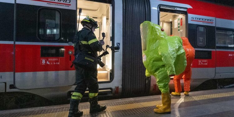 Simulato attentato su un Frecciarossa