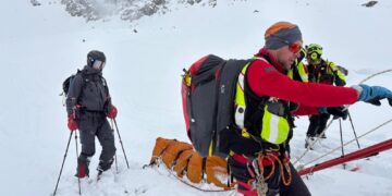 Intervento di soccorso complicato dal maltempo sopra Gressoney