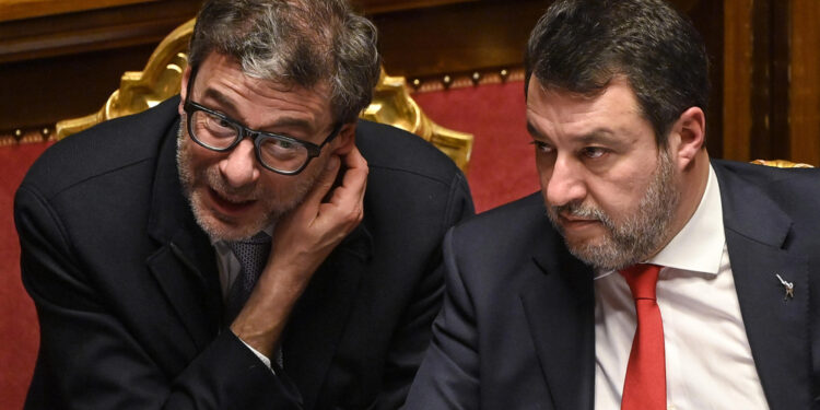 Riunione con Salvini e Giorgetti