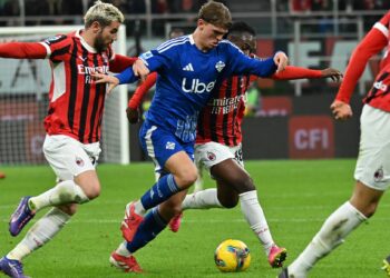 Una fase del match di San Siro (foto Roberto Colombo)