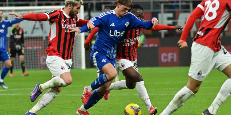 Una fase del match di San Siro (foto Roberto Colombo)